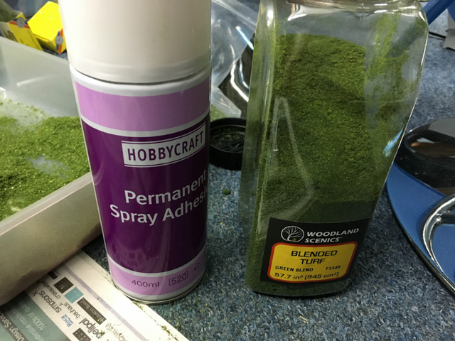 Glue and leaves