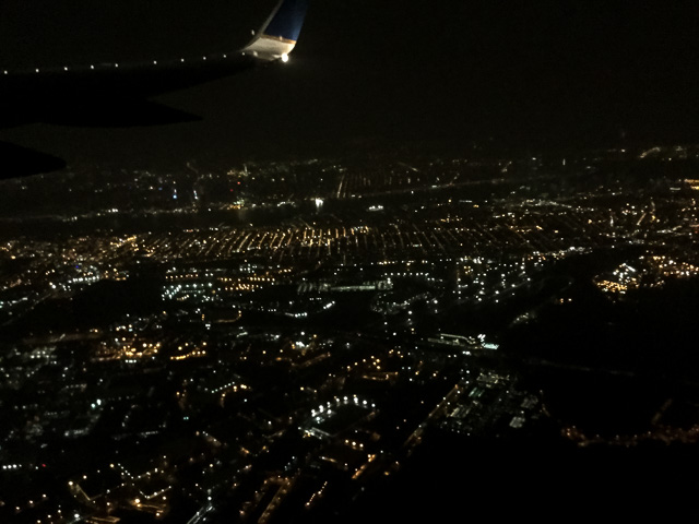 Flying back in to Birmingham