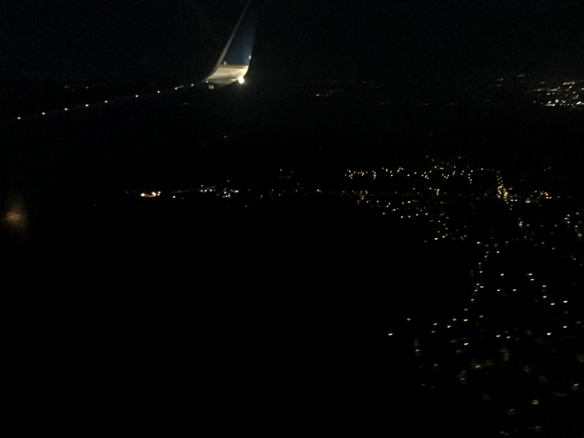 Flying back in to Birmingham
