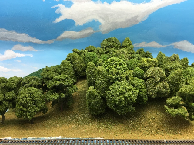 A part completed hillside